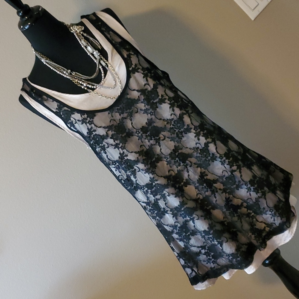 Layered lace dress